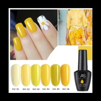 Висококачествен UV гел лак за нокти AS Anothersexy, в 6 нюанса Lemon yellow ZJY7 FS-3094 FS-3094