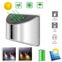 Соларна лампа за осветление на стена, 10W, 8 диода, фотоволтаичен панел H LED62 H-LED62 H-LED62