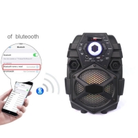 Караоке тонколона с Bluetooth връзка и USB вход Q6 FS-2479
                                                                                    , видео FS-2479