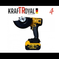 5в1 универсален комплект KraftRoyal с 5 приставки: винтоверт, гайковерт-импакт, перфоратор,водоструйка и ъглошлайф FS-18717 FS-18717