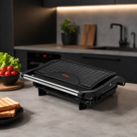 Мултифункционален грил тостер 1000W - терморегулатор и отваряне на 180° TV594B TV594B