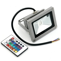 Прожектор 10W и 40W LED светлина 220V + дистанционно управление R LED19 R-LED19 R-LED19