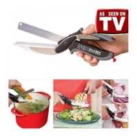 Ножица 2 в 1 за зеленчуци и месо Clever Cutter + дъска TV261 TV261
                                                                                    , видео TV261