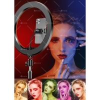 LED селфи ринг с вградено дистанционно управление, 4 стойки за телефон - TV928 TV928 TV928