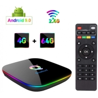 Супер Мощен Smart TV BOX Android 9.0 Q Plus и 6К резолюция FS-5990
                                                                                    , видео FS-5990