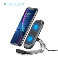 Стойка за безжично зареждане на мобилен телефон KUULAA Qi 10W ST41 ST41
                                                                                    , видео ST41