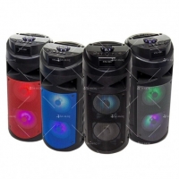 Малка Bluetooth Wireless колона за караоке + микрофон, 2 * 4 инча KTS 1091 FS-7718 FS-7718