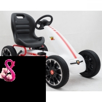 Картинг с меки гуми лицензиран модел ABARTH PEDAL GO KART FS-2972 FS-2972