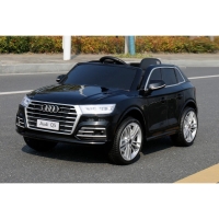 Акумулаторен джип Audi Q5,с меки гуми отварящи се врати и кожена седалка FS-18178 FS-18178
