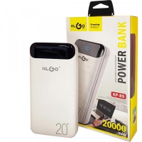 Преносима батерия KLGO KP-89 POWER BANK, 10000/20000mAh с LED дисплей CA53 FS-14515 FS-14515