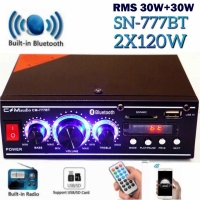 Мощен HiFi усилвател с Мp3, USB, SD, BT и FM радио с дистанционно управление F RADIO1 F-RADIO1 F-RADIO1