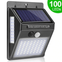 Соларна LED лампа за стена за открито със 100 диода H LED25 H-LED25 H-LED25