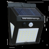 Соларна LED лампа за стена на открито с 40LED диода H LED25B FS-6784 FS-6784