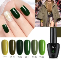 Гел лак за нокти AS Anothersexy, в 6 тона на зеленото Olive green ZJY30 ZJY30 ZJY30