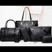 Комплект от 6 броя луксозни дамски чанти BAG2 BAG02 BAG02