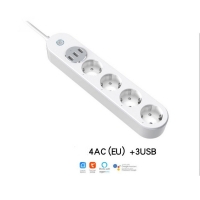 Многофункционален Wi Fi разклонител с 4 гнезда и 3 USB порта FS-6084
                                                                                    , видео FS-6084